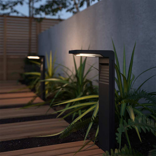 x6 Oakham Solar Garden Bollard Lights