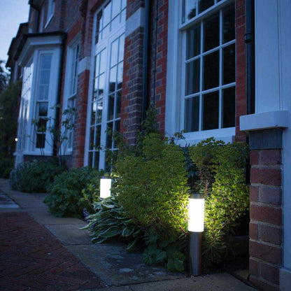 Essex Solar Post Lights Silver