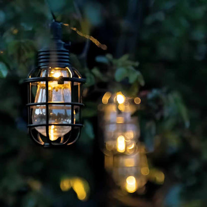 Elan Festoon Cage Solar Lights