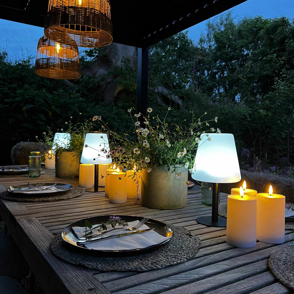 x3 Glowing Solar Table Lamps