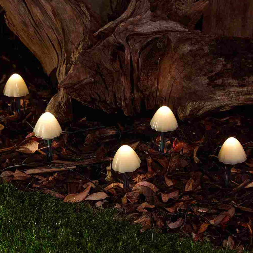 x36 Mini Solar Mushroom Lights