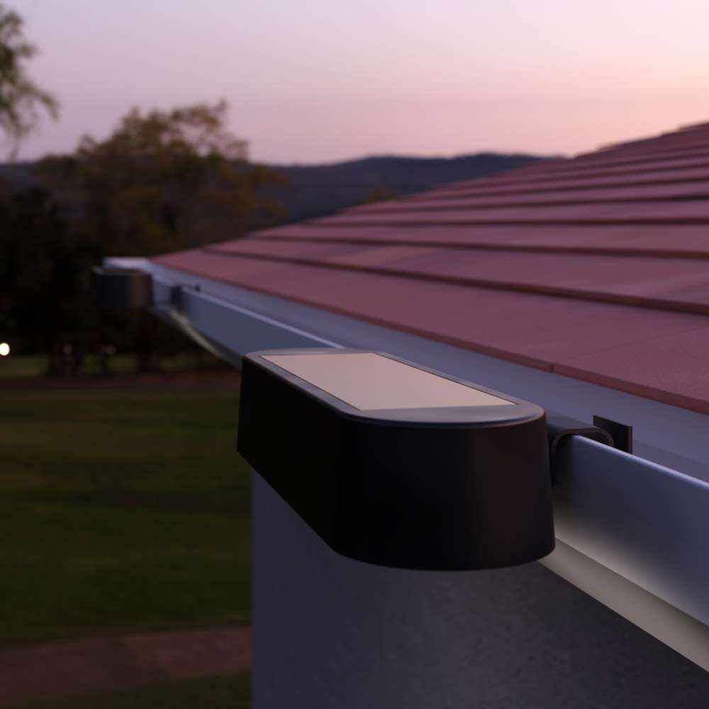 x2 LuxShine Solar Gutter Lights