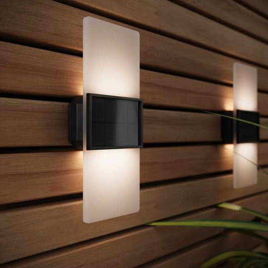 Gemini Solar Wall Lights