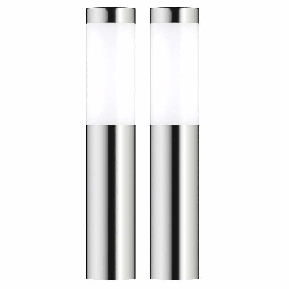 Essex Solar Post Lights Silver