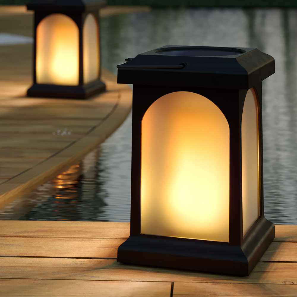 x3 Chatham Solar Flame Lanterns